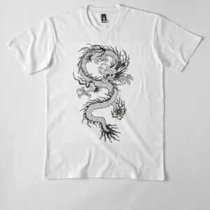 SHEIN-NWOT New Chinese Dragon Teen t  Shirt